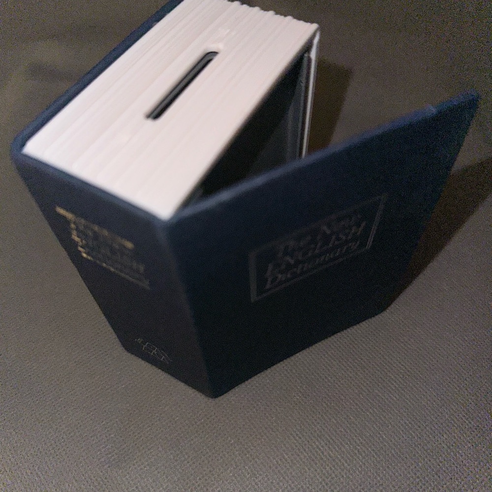 Blue Pocket English Dictionary safe